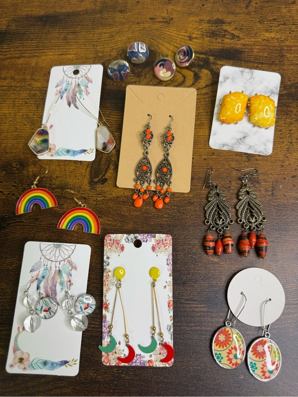 Fun Colourful Earrings Bundle - Women’s Fashion Jewelry